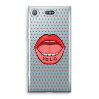Yolo Denise: Sony Xperia XZ1 Compact Transparant Hoesje
