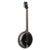 Ortega OBJ350/6-SBK Raven Series Satin Black 6-snarige banjo met gigbag