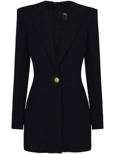 Balmain robe courte à simple boutonnage - Noir