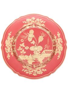 GINORI 1735 assiette Rubrum en porcelaine (31 cm) - Rouge