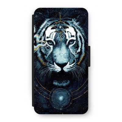 Darkness Tiger: iPhone 12 Flip Hoesje