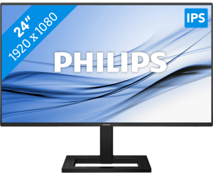 Philips 1000 series 24E1N1300AE/00 computer monitor 60,5 cm (23.8") 1920 x 1080 Pixels Full HD LCD Zwart