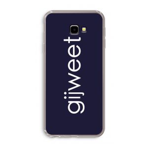 Gijweet: Samsung Galaxy J4 Plus Transparant Hoesje
