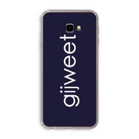 Gijweet: Samsung Galaxy J4 Plus Transparant Hoesje