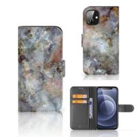 Apple iPhone 12 Mini | Bookcase | Marmer Grijs