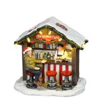 Christmas cafe battery operated l10xb7xh10 cm - Luville