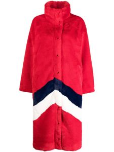 Perfect Moment manteau Astrid en fourrure artificielle - Rouge