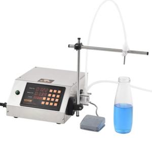 VEVOR vloeistofvulmachine, vulcapaciteit 5-650 ml, automatische flessenvulmachine, vulmachine, peristaltische pomp, digitale bediening voor melk, water, wijn, dranken, sojasaus (enkele D