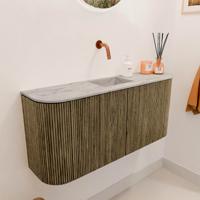 Toiletmeubel Mondiaz Joya Dlux | 93.2 cm | Meubelkleur Dusk | Faye wastafel Glace Wasbak Midden | Zonder kraangat(en) Toiletmeubel Mondiaz Joya Dlux | 93.2 cm | Meubelkleur Dusk | Faye wastafel Glace Wasbak Midden | Zonder kraangat(en)