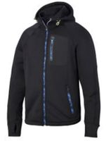 Snickers stretch fleece hoodie zwart XL - thumbnail