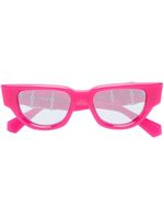 VALENTINO GARAVANI EYEWEAR lunettes de soleil VLogo Signature à monture papillon - Rose