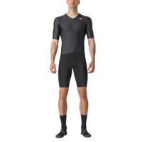 Castelli Sanremo Ultra speed suit trisuit korte mouw zwart heren