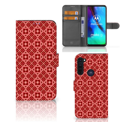 Motorola Moto G Pro Telefoon Hoesje Batik Rood Motorola Moto G Pro Telefoon Hoesje Batik Rood