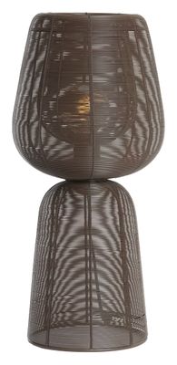 Light & Living Tafellamp 'Aboso' 54cm, kleur Donkerbruin