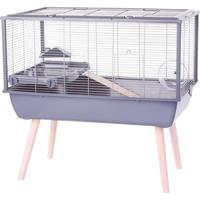 Verhoogde knaagdierenkooi - ZOLUX - Néolife - Voor hamsters - 78 x 48 x 75 cm - Grijs