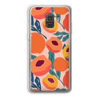Perzik: Samsung Galaxy A8 (2018) Transparant Hoesje Perzik: Samsung Galaxy A8 (2018) Transparant Hoesje