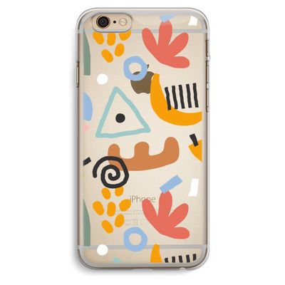 Abstract: iPhone 6 Plus / 6S Plus Transparant Hoesje