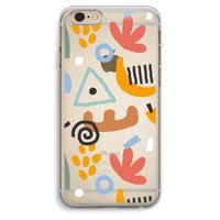 Abstract: iPhone 6 Plus / 6S Plus Transparant Hoesje Abstract: iPhone 6 Plus / 6S Plus Transparant Hoesje