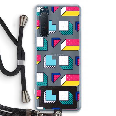 8-bit N°7: Sony Xperia 5 II Transparant Hoesje met koord