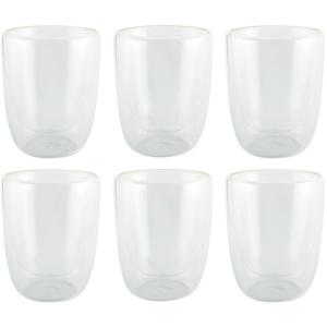 Luxe dubbelwandige theeglazen - 6x stuks - 300ml - Koffie/thee bekers en glazen