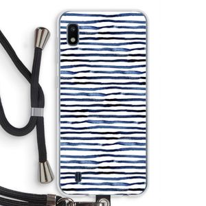 Verrassende lijnen: Samsung Galaxy A10 Transparant Hoesje met koord