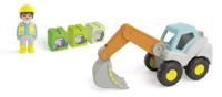 PLAYMOBIL Junior - Graafmachine Constructiespeelgoed - thumbnail