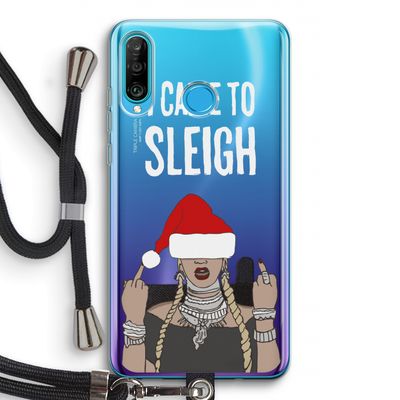 Came To Sleigh: Huawei P30 Lite Transparant Hoesje met koord
