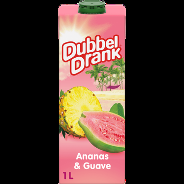 DubbelDrank Ananas & Guave met Sinaasappel en Appel 1 L bij Jumbo