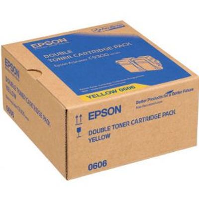 Epson AL-C9300N Double Pack Toner Cartridge Yellow 7.5kx2