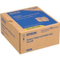 Epson AL-C9300N Double Pack Toner Cartridge Yellow 7.5kx2