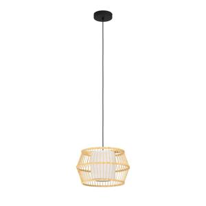 EGLO Monterroso hangende plafondverlichting Flexibele montage E27 40 W Natuurlijk, Wit