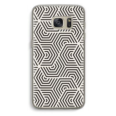 Magic pattern: Samsung Galaxy S7 Transparant Hoesje