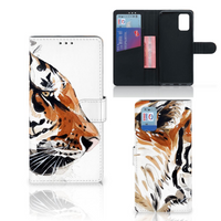 Hoesje Samsung Galaxy A02s | M02s Watercolor Tiger - thumbnail