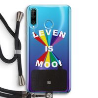 Het Leven Is Mooi: Huawei P30 Lite Transparant Hoesje met koord