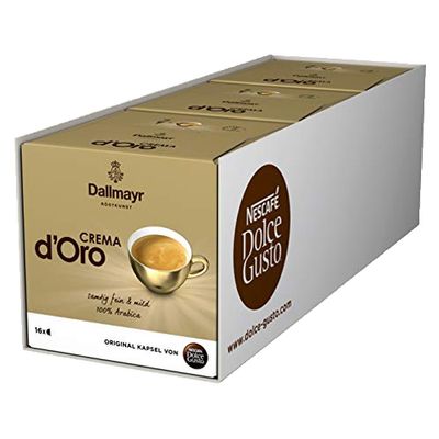Dolce Gusto - Dallmayr Crema d&apos;Oro - 3x 16 Capsules