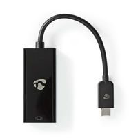 Nedis CCGP64452BK02 video kabel adapter 0,2 m USB Type-C HDMI Zwart - thumbnail
