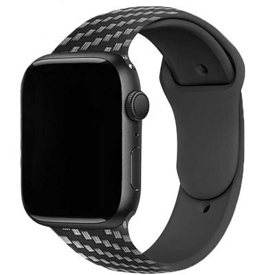 Apple Watch Print Sport Band - Carbon Fiber - 44, 45, 46 & 49mm