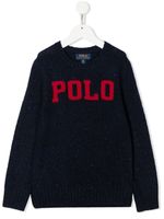 POLO RALPH LAUREN KIDS pull à logo Polo - Bleu