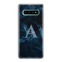 Midnight Marble: Samsung Galaxy S10 Plus Transparant Hoesje