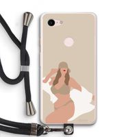 One of a kind: Pixel 3 XL Transparant Hoesje met koord