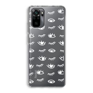 Eye pattern #3: Xiaomi Redmi Note 10 Pro Transparant Hoesje