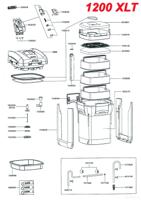 Eheim thermofilter Professional 3 1200 XLT zonder filtermassa - Gebr de boon