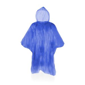 Voordelige noodponcho blauw One size  -