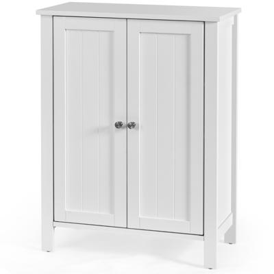 Badkamerkast met Dubbele Deur en Verstelbare Plank 60 x 30 x 80,5 cm Wit