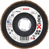 Bosch Accessoires Lamellenschijf X551 115mm G40 Fiber schuin X-LOCK - 2608619807