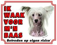 Chinese Naakthond Waakbord - Ik waak voor