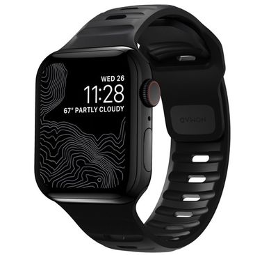 Nomad sport strap Apple Watch 42mm / 44mm / 45mm / 49mm zwart