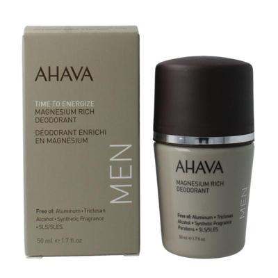 Ahava Men deodorant roll on magnesium rich