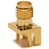 Mueller Electric BU-1420701841 Adapterstekker SMA-bus - Printplaat Messing