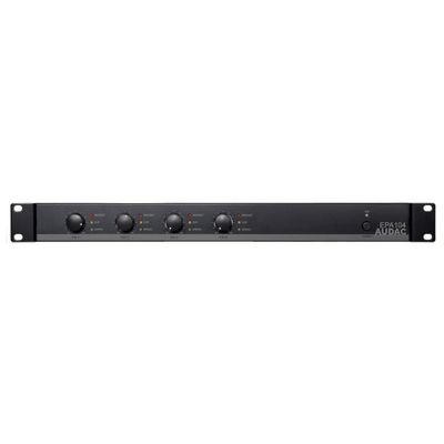 Audac EPA104 4-kanaals versterker 4x 100W + crossover